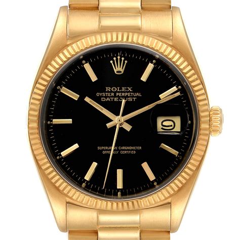 rolex datejust yellow gold vintage